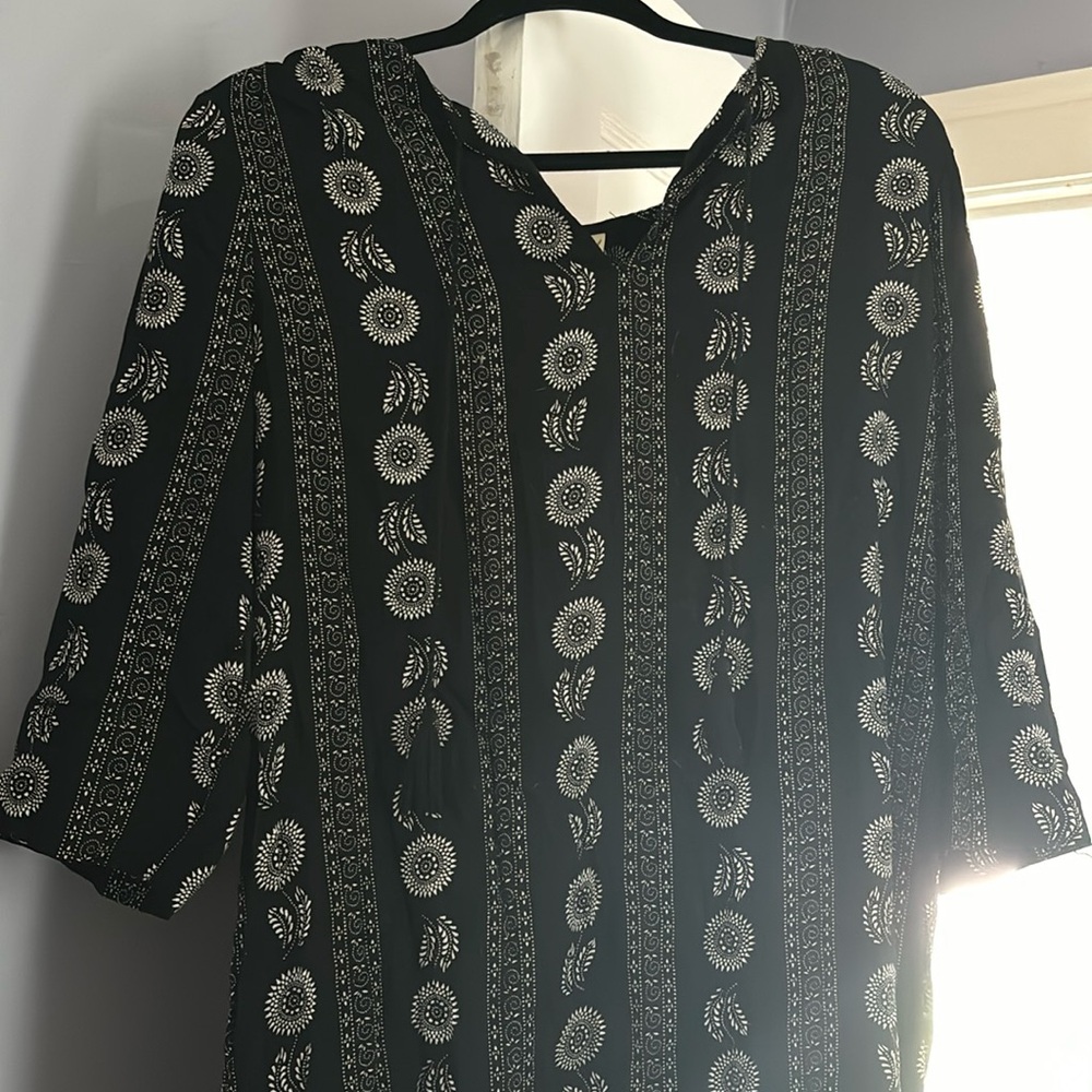 Faded glory tunic with detachable belt